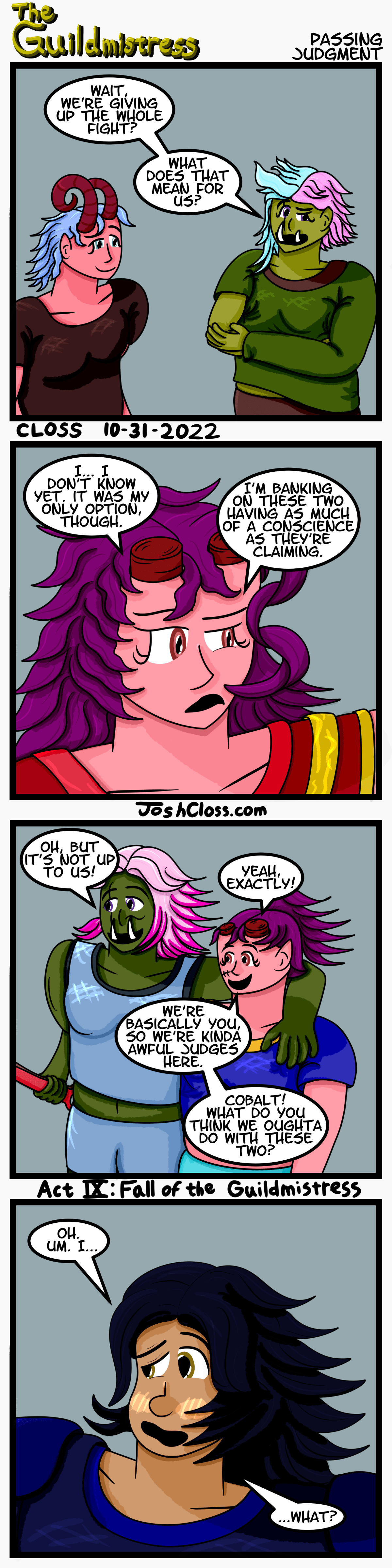 The Guildmistress: Passing&nbsp;Judgment