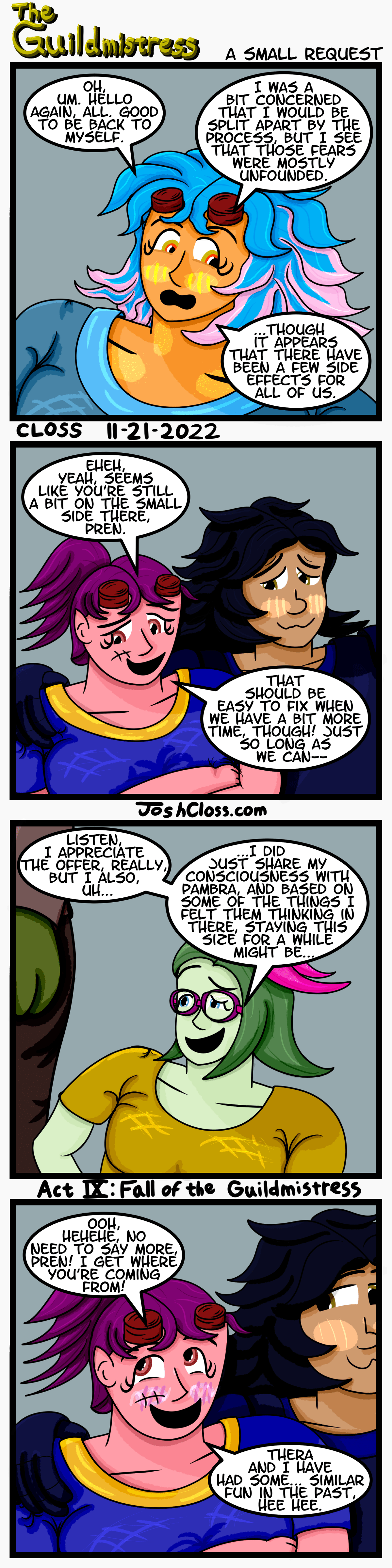 The Guildmistress: A Small&nbsp;Request