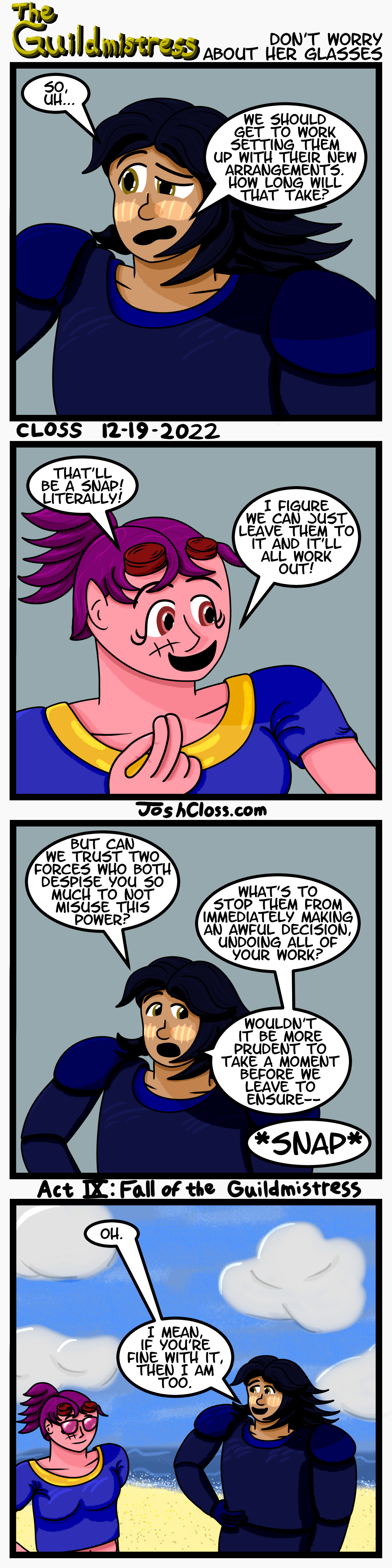 The Guildmistress: Don’t Worry About Her&nbsp;Glasses